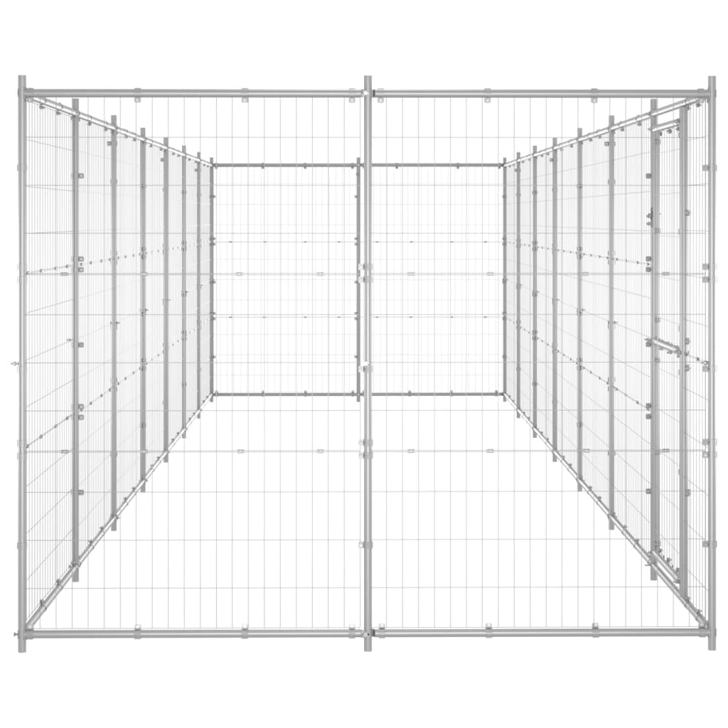 Perrera De Exterior De Acero Galvanizado 16,94 M²_2