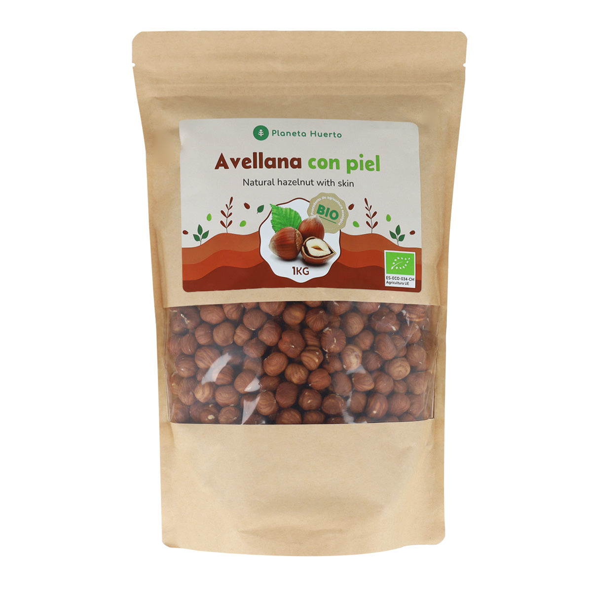 Avelãs com casca ECO Planeta Huerto 1 kg