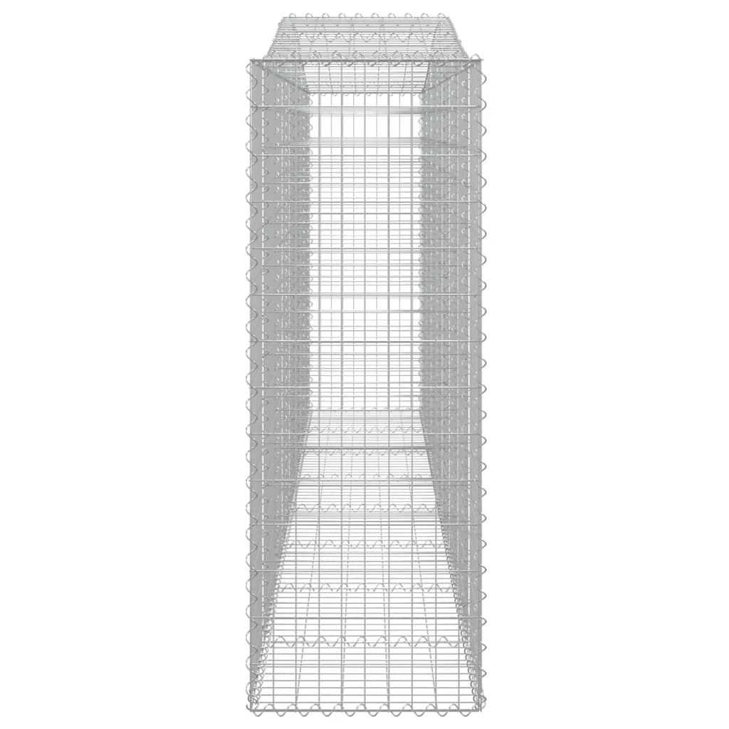 Cestas Gaviones 6 Uds Forma De Arco Hierro 400x50x140/160 Cm_4