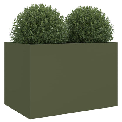 Jardinera Acero Verde Oliva 62x40x39 Cm_3