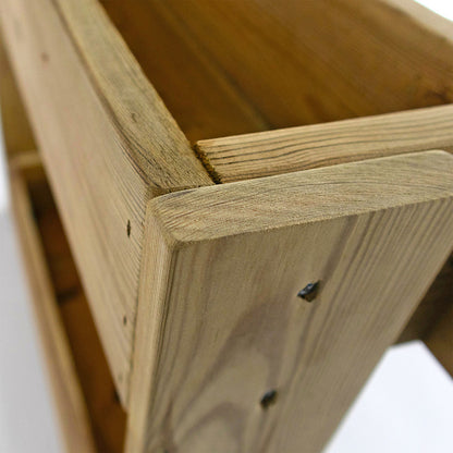 Jardinera Vertical Stand Line Floor 4B Madera Tratada Exterior Hortalia_3