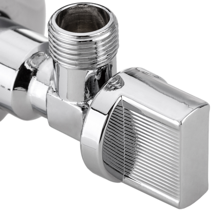 Llave De Paso Cisterna En Escuadra 1/2 - 3/8 Cromado_4