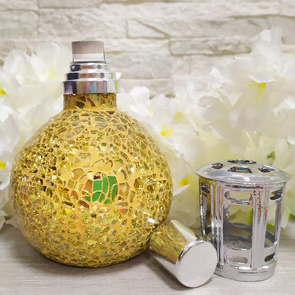 Pack Ahorro Lámpara Catalítica Mosaico Dorado + Fragancia Bed Of Roses 200ml + Limpiador Neutro 200ml + Mecha Repuesto_5