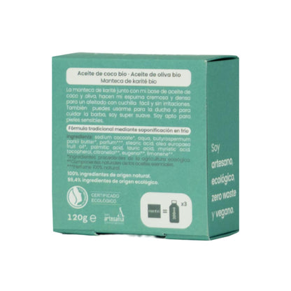 Sabonete Ecológico para Barbear e Barba Essabó, 120g