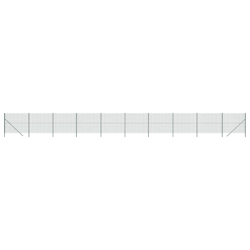 Cerca De Alambre De Acero Galvanizado Verde 1,6x25 M / Vetonek_1