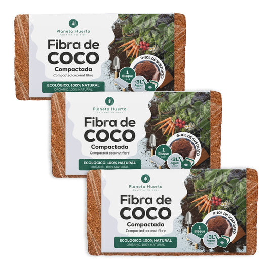 Substrato de Fibra de Coco Planeta Huerto 27 Litros 