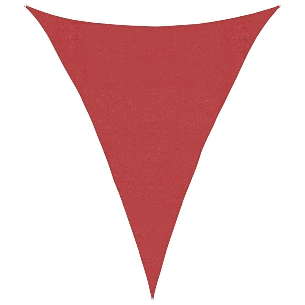 Vidaxl Toldo De Vela Hdpe Rojo 160 G/m² 5x6x6 M_0