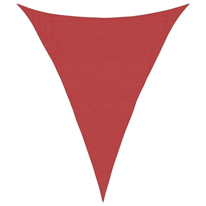 Vidaxl Toldo De Vela Hdpe Rojo 160 G/m² 5x6x6 M_0