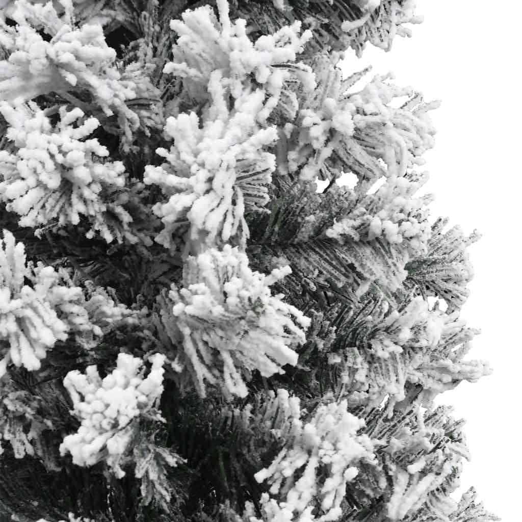 Vidaxl Árbol De Navidad Artificial Verde Con Nieve Pvc 180 Cm_4