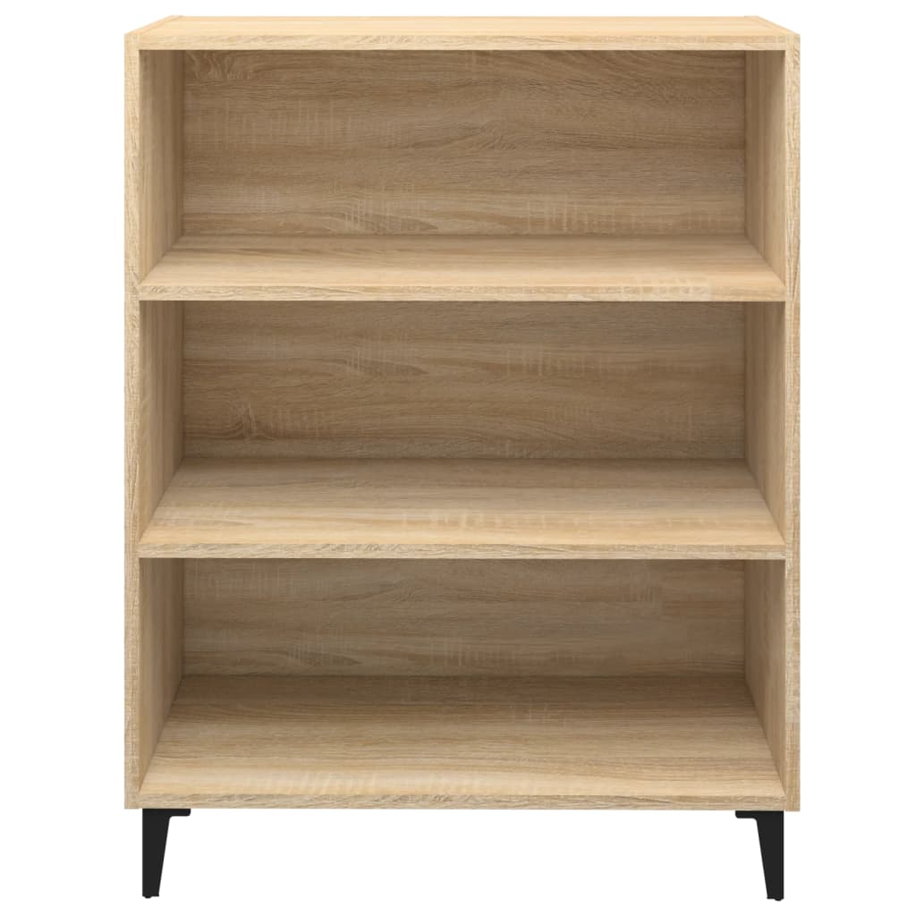 Aparador De Madera Contrachapada Roble Sonoma 69,5x32,5x90 Cm / Vetonek_4