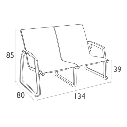 Siesta Exclusive Sillón De Exterior Pacific Lounge Sofa Armchair Blanco_2