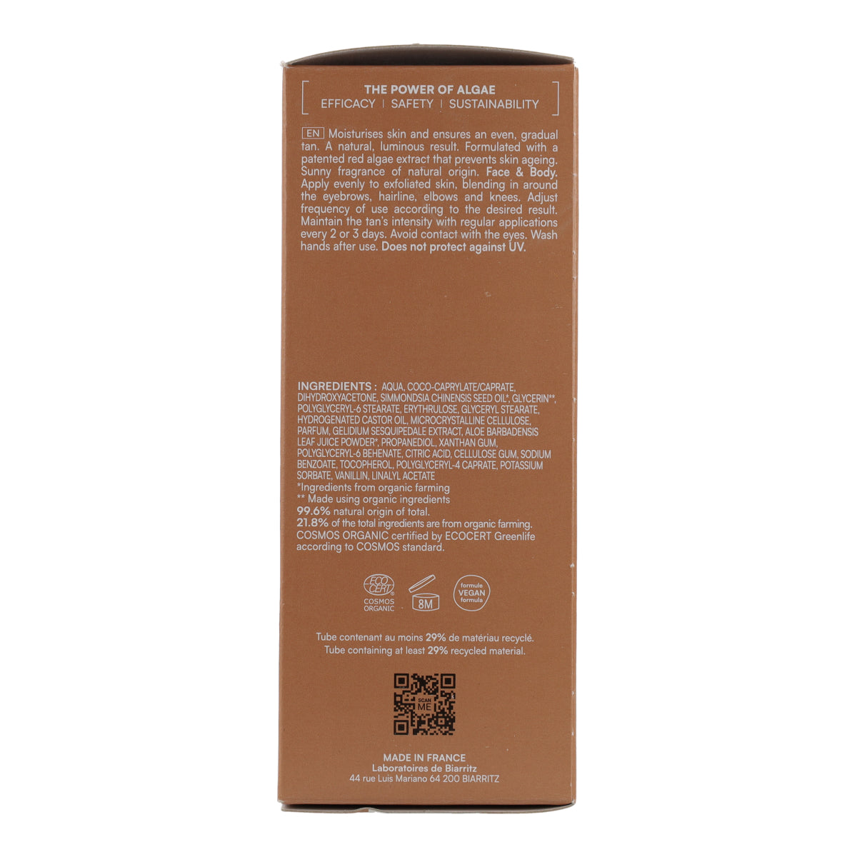 Locion Autobronceadora Hidratante Biarritz 150 ml