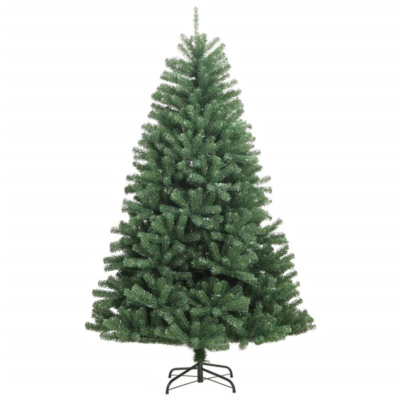 Vidaxl Árbol Navidad Artificial Con Bisagras 150 Led Y Bolas 120 Cm_4