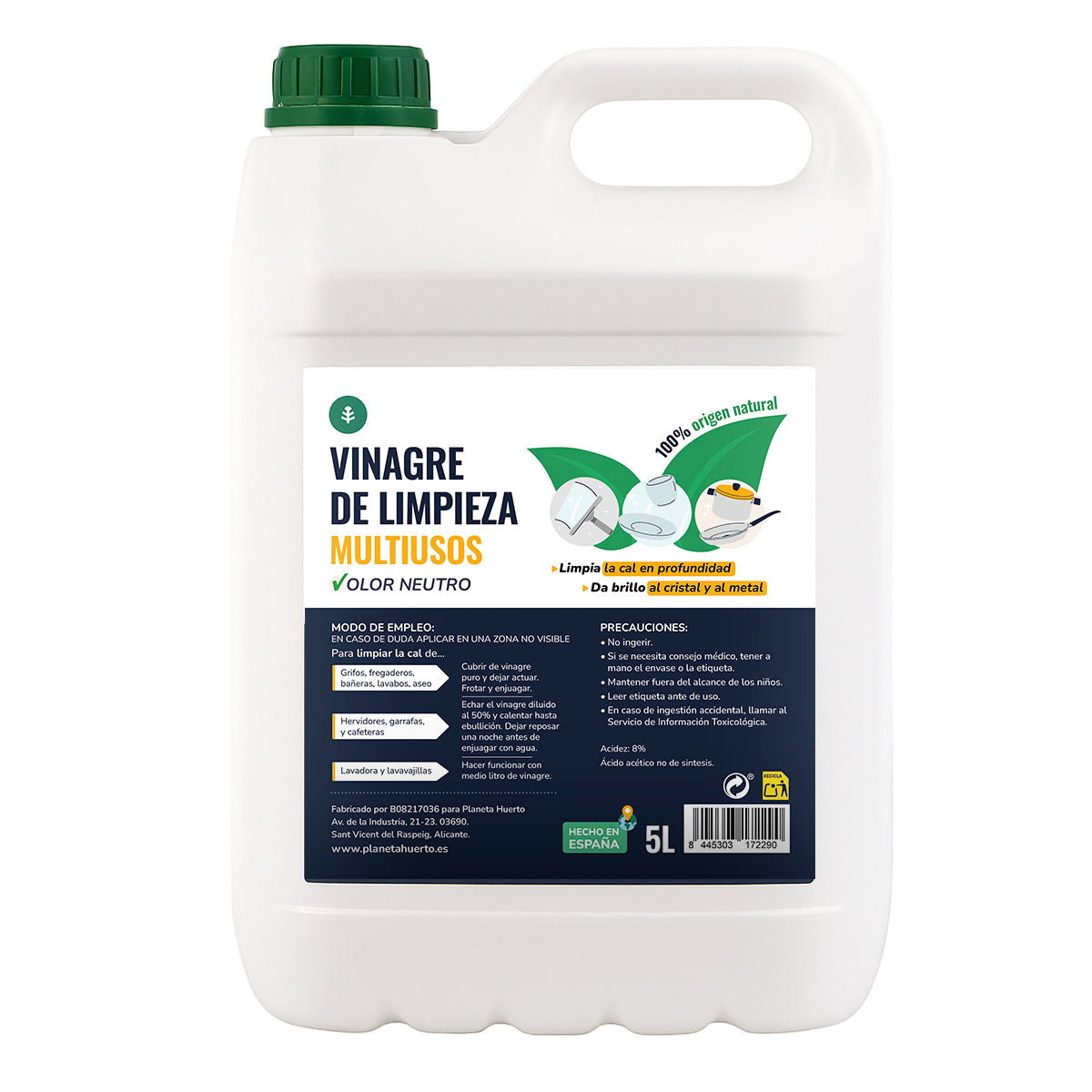 Pacote de limpeza Eco Zero Waste XL Planeta Huerto