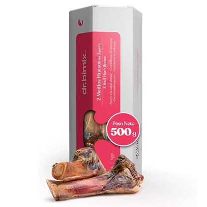 Dos Medios Huesos de Jamón para Perros 500 g dr.bimix