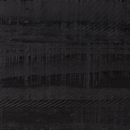 Aparador De Madera Maciza De Pino Negro 75x35x70 Cm / Vetonek_2