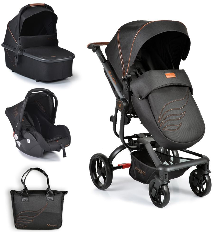 Carrito De Trío Ellada Hasta 22 Kg Black_0