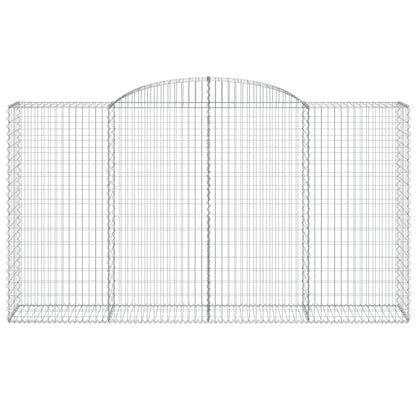 Cestas De Gaviones 5 Uds Forma De Arco Hierro 300x50x160/180 Cm_3