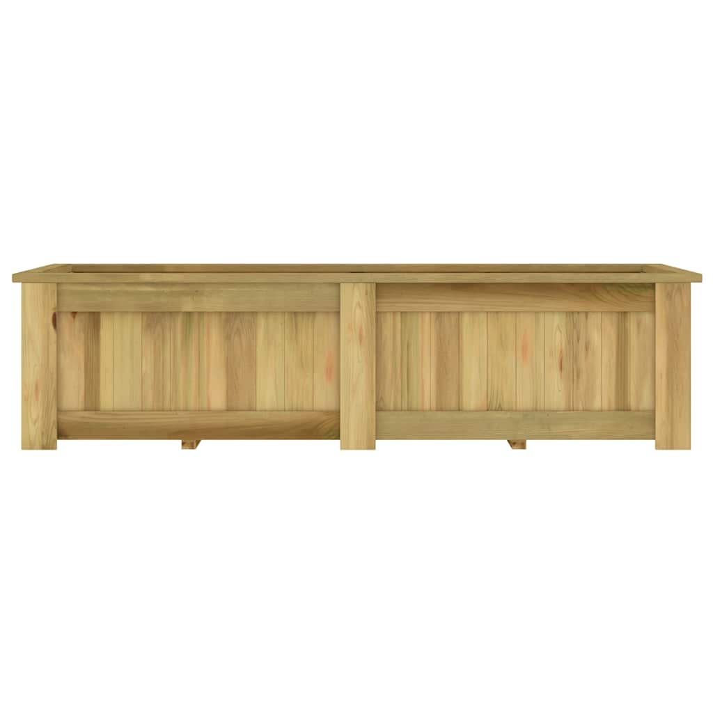 Arriate De Madera De Pino Impregnada 196x100x50 Cm_4