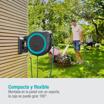 Suporte de mangueira de parede Gardena RollUp XL 35 m