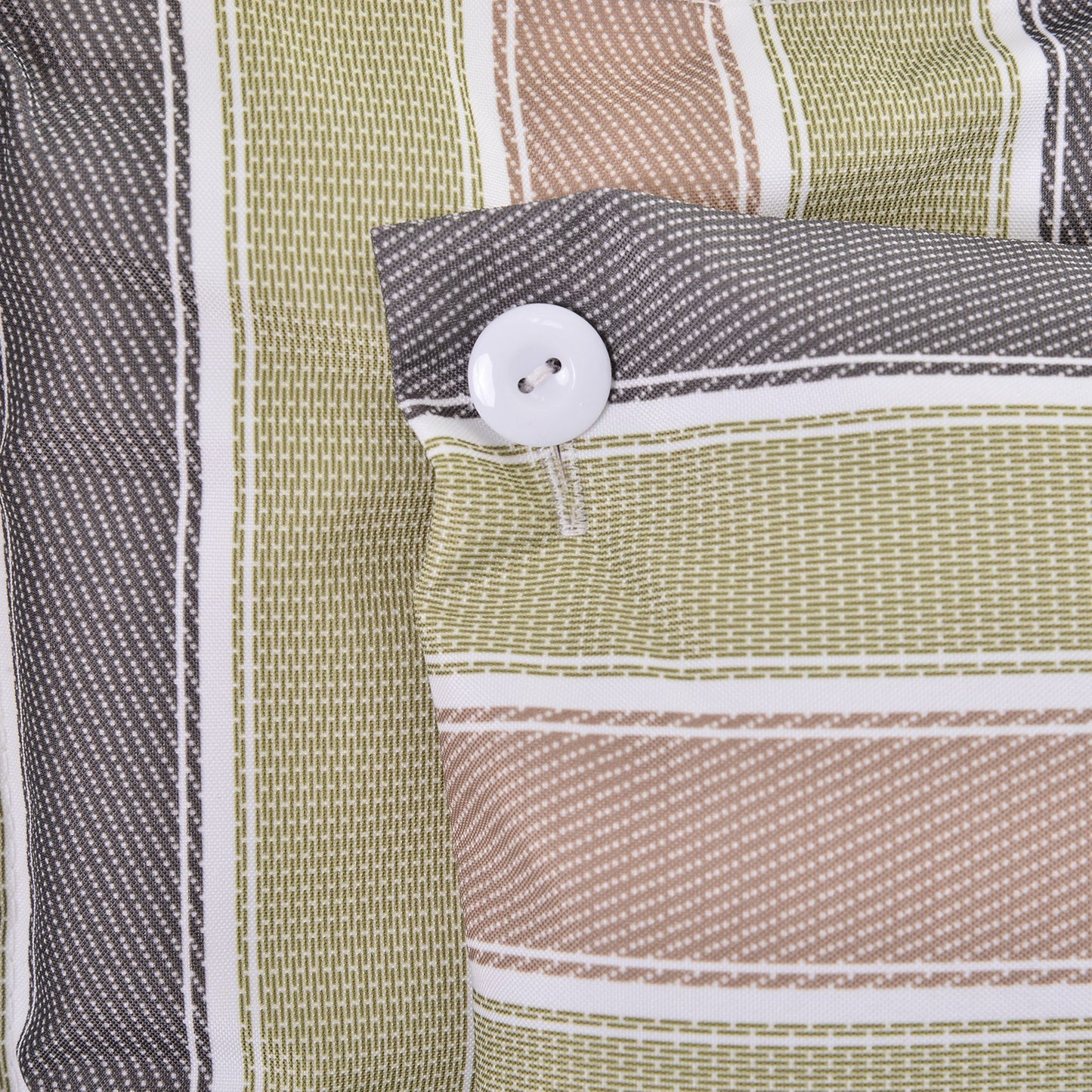 Outsunny Silla Colgante Para Exterior Interior De Rayas 100x106cm Carga 100 Kg_4