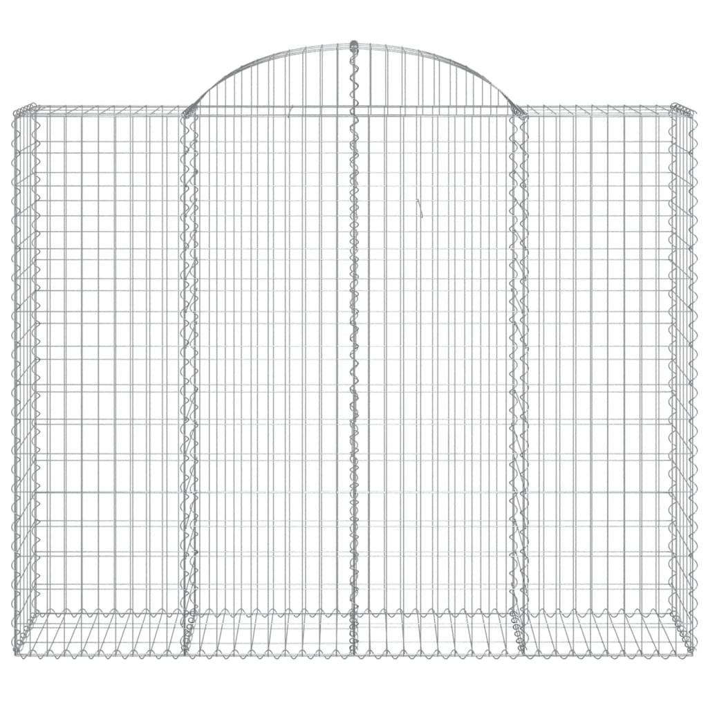 Cestas Gaviones 13 Uds Forma De Arco Hierro 200x50x160/180 Cm_3