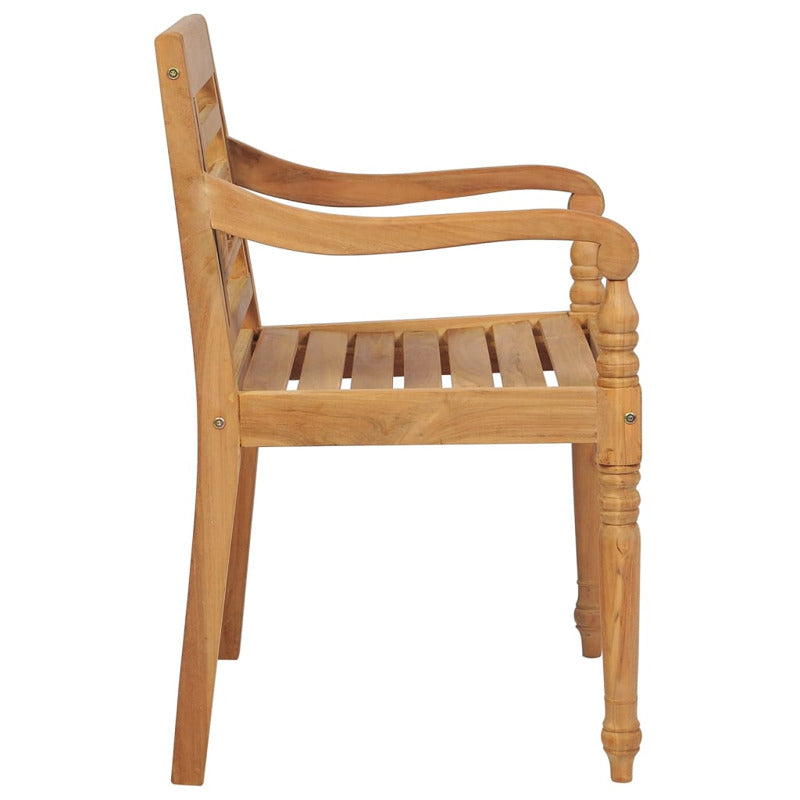 Vidaxl Juego De Comedor Para Jardín 9 Piezas Madera Maciza De Teca_5