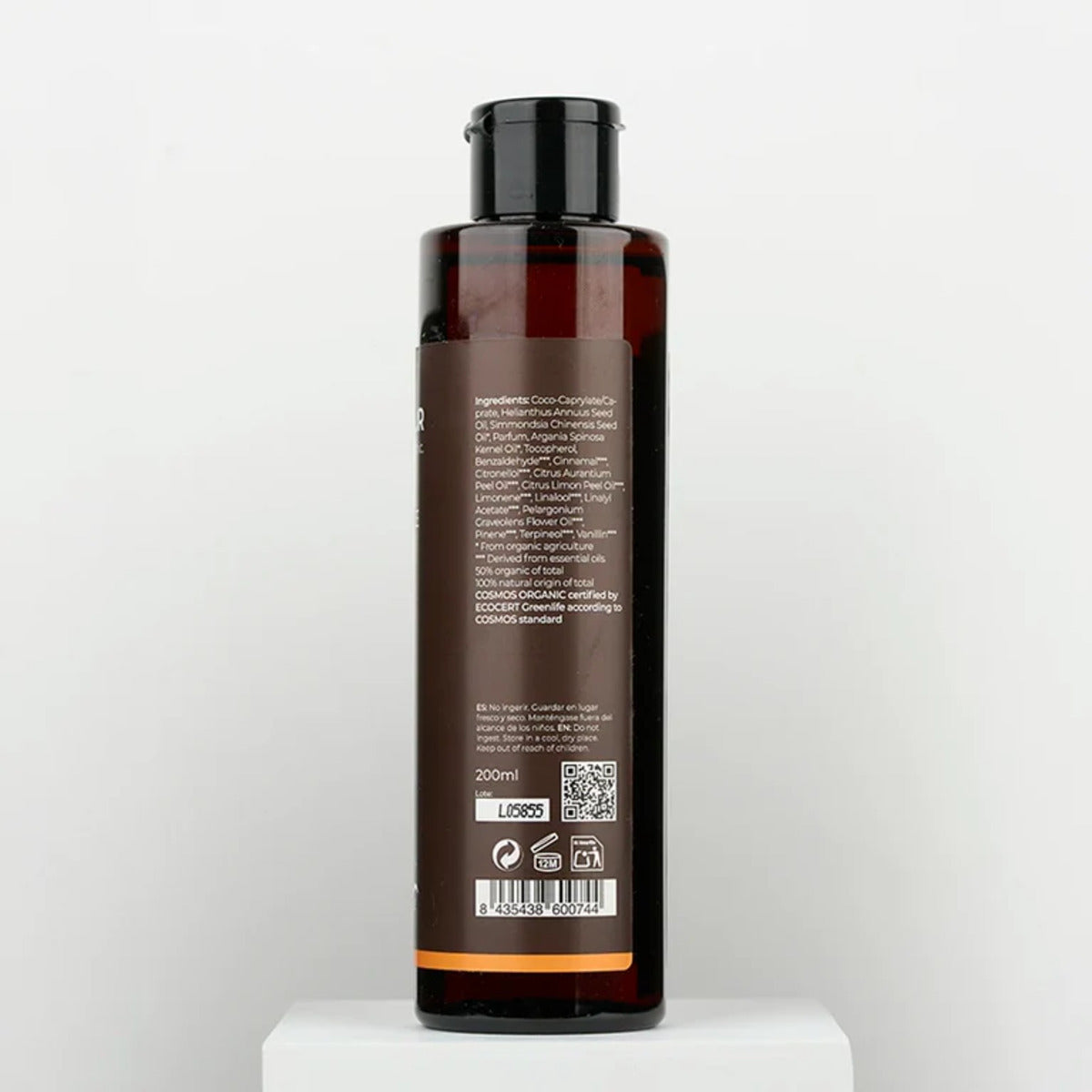 Óleo corporal vitamínico seco Essence ECO Arganour 200 ml