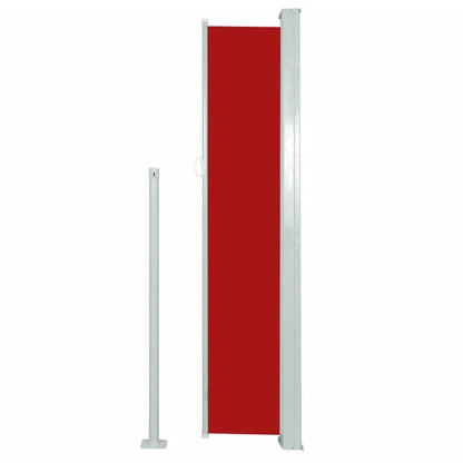 Vidaxl Toldo Lateral Retráctil De Jardín Rojo 160x300 Cm_3