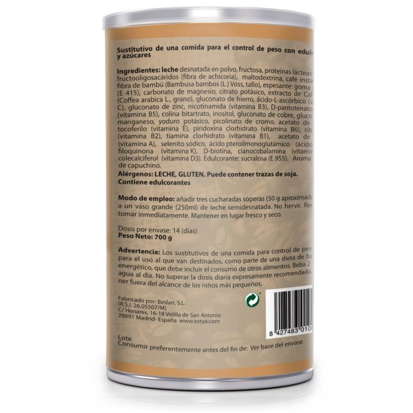 Sotya Cappuccino Shake Satisfatório, 700 g