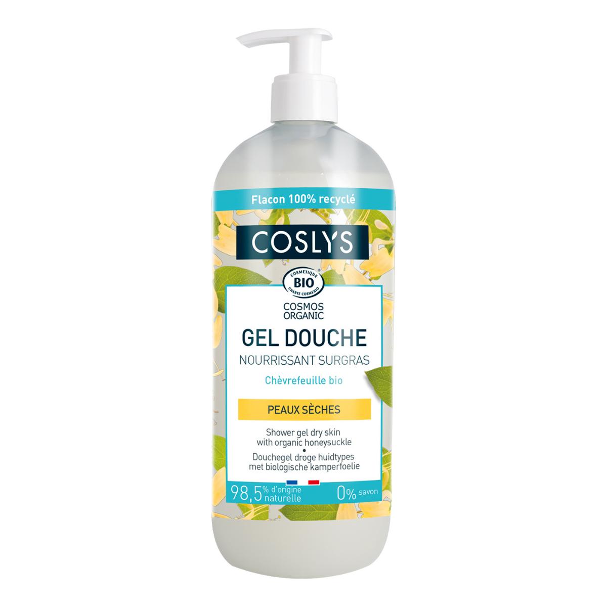 Gel de banho Coslys 1 L para pele seca e sensível