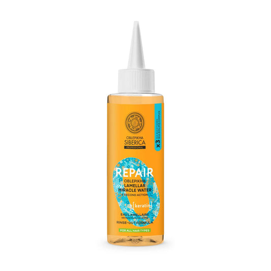 Água Lamelar Reparadora de Queratina, Natura Siberica, 200 ml