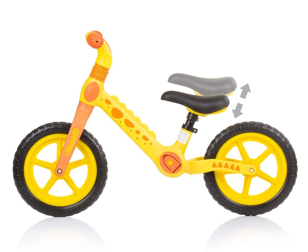 Bicicleta Infantil Sin Pedales Dino Yellow Orange_2