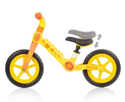 Bicicleta Infantil Sin Pedales Dino Yellow Orange_2