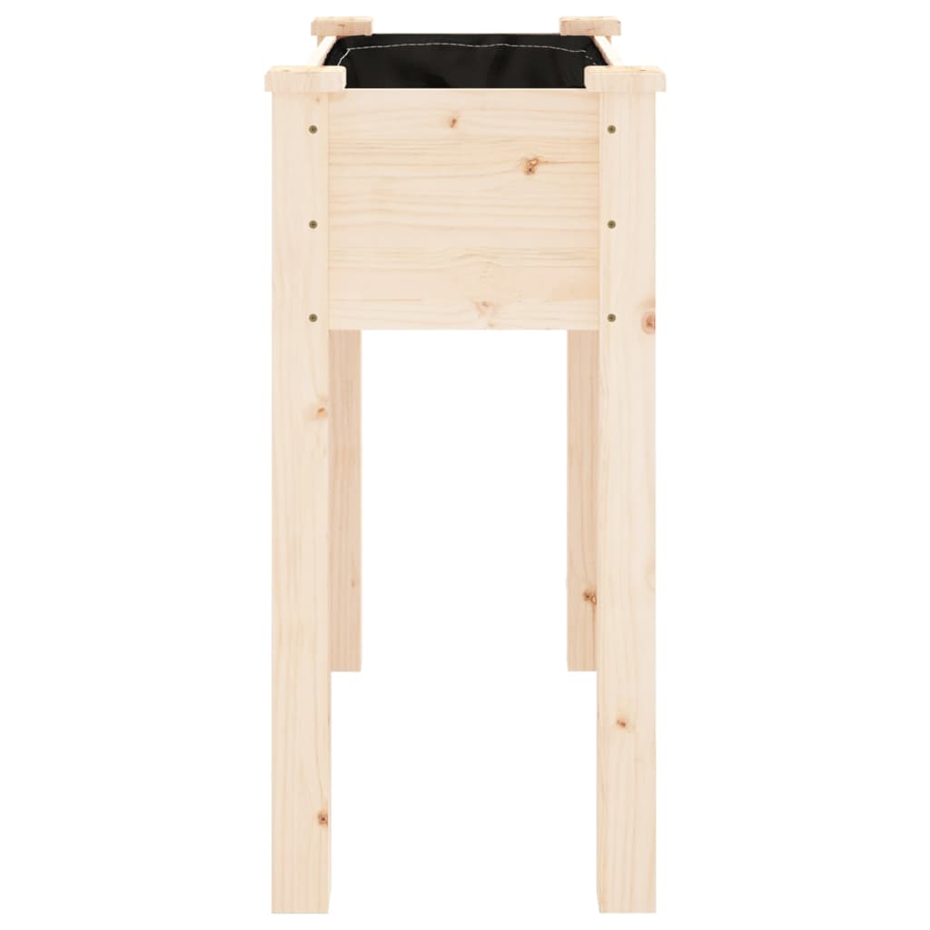 Jardinera Con Forro Interior Madera Maciza De Abeto 71x37x76 Cm_4