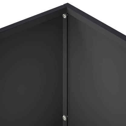 Macetero De Jardín 2 Uds. Negro 60 X 30 X 50 Cm_5