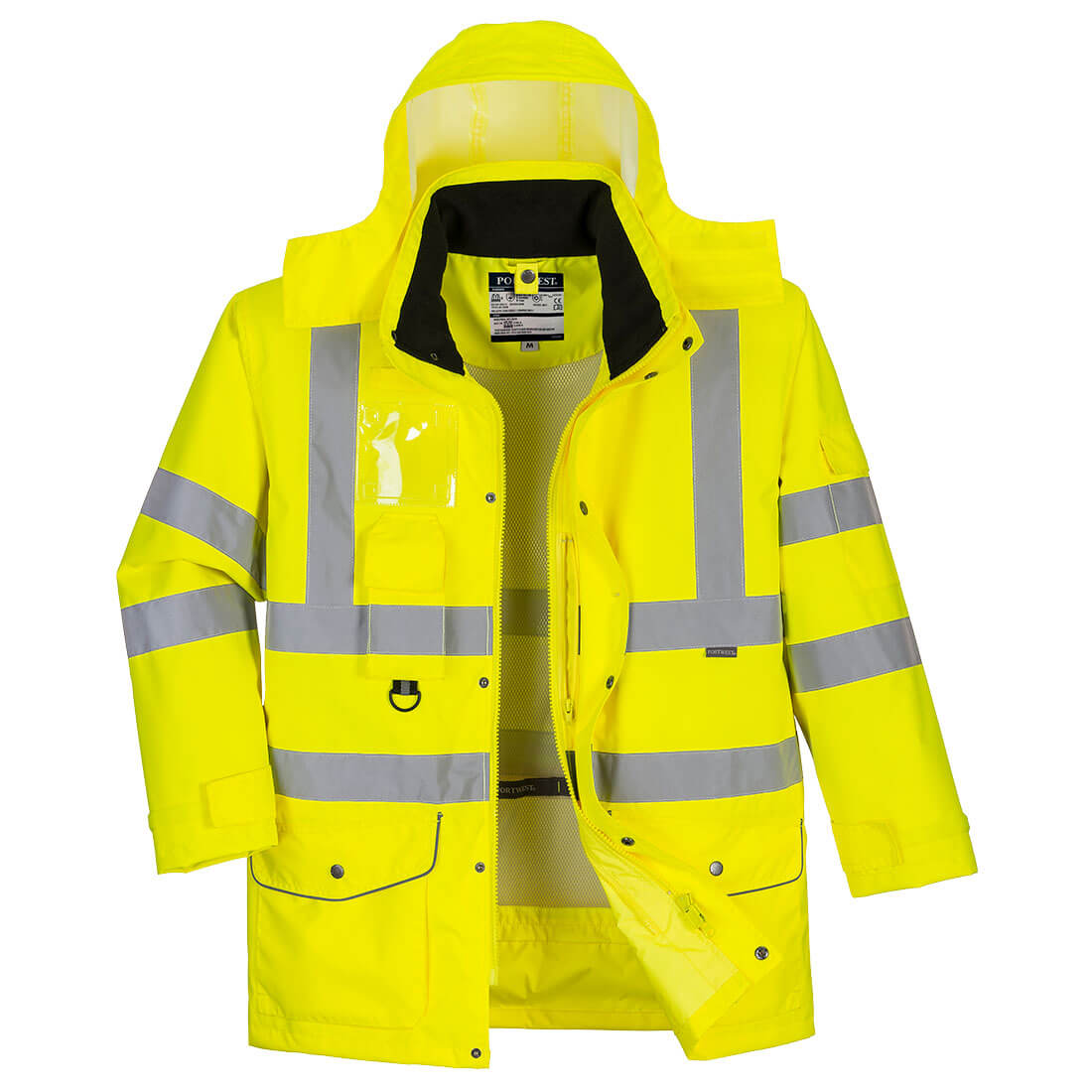 Chaqueta 7 En 1 Transpirable Y De Alta Visibilidad Traffic / M / Amarillo_0
