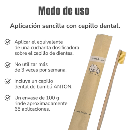 Polvo dental natural para perros y gatos – Limpieza dental, sarro y mal aliento – 100 g_4