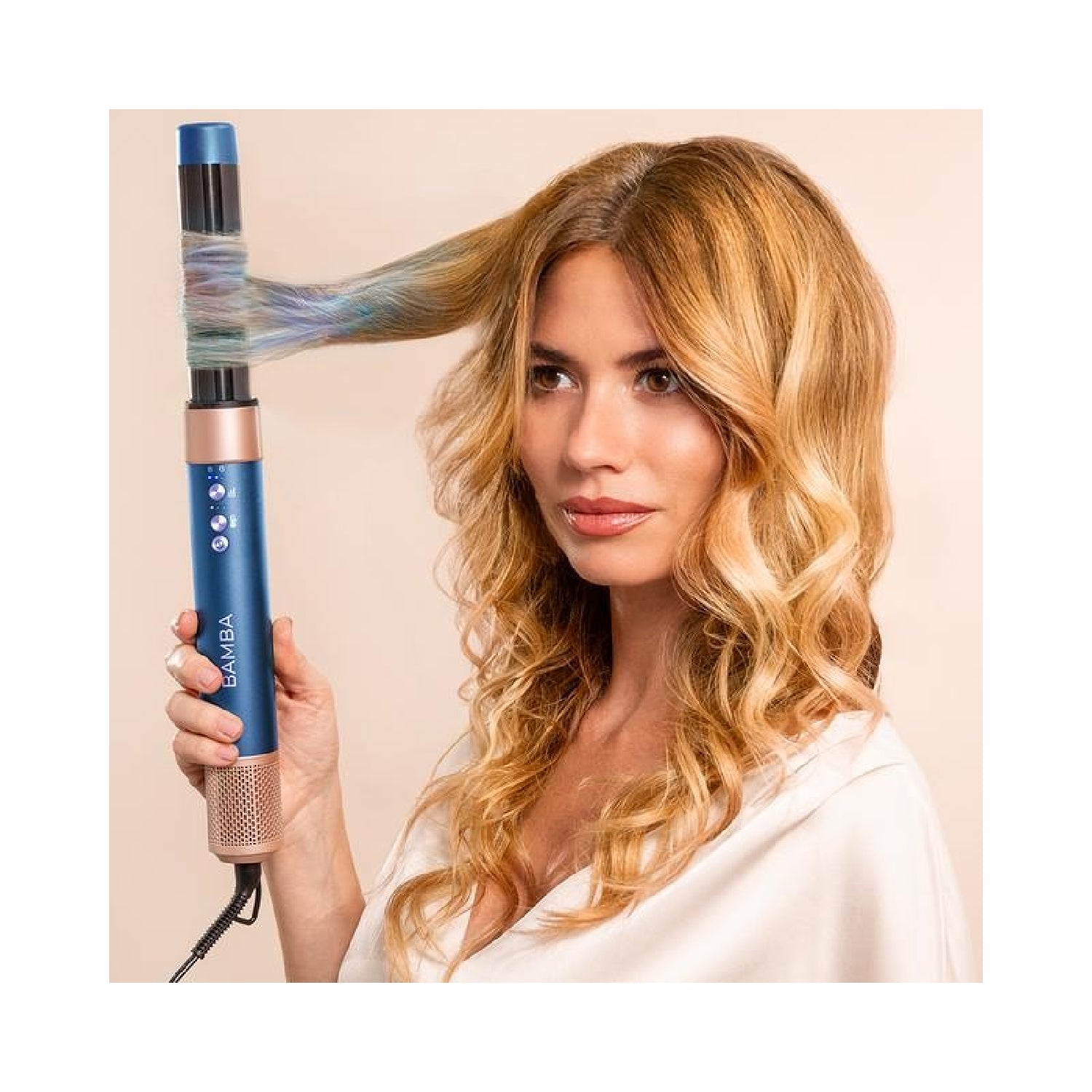Cepillo De Aire Bamba Ceramiccare Airglam Blue Cecotec_2