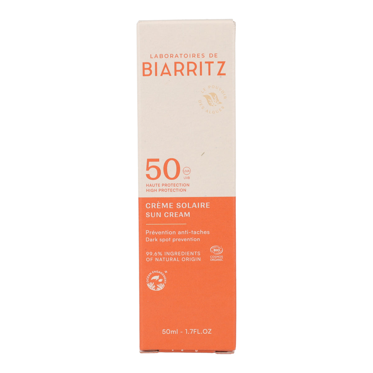 Protetor Solar Facial FPS 50 Biarritz Laboratories 50 ml