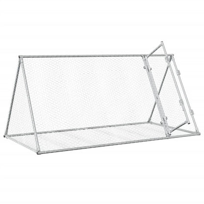 Conejera Acero Galvanizado Plateado 200x105x91 Cm_3