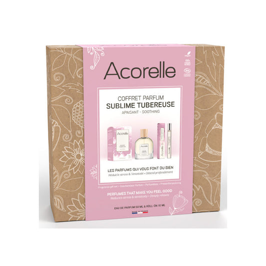 Conjunto de perfumes 100% de origem natural Sublime Fragrance Tubereuse, Acorelle, 1x50ml + 1x10ml