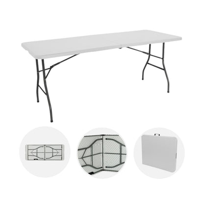 Mesa Plegable 240cm Blanca + Funda Catering 7house_1