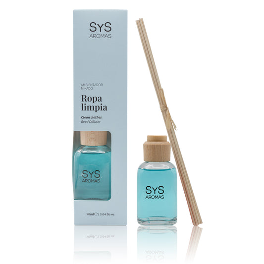 Ambientador Mikado SYS Aromas 90 ml | Ropa Limpia Origins | Aroma Fresco y Limpio | Relajante_0