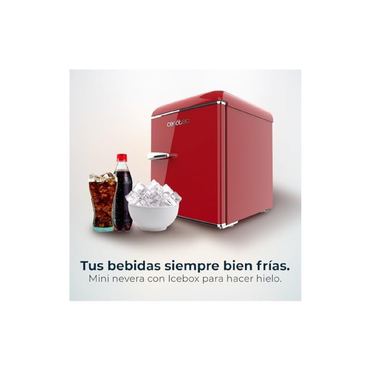 Cecotec Frigorífico Retro Bolero Coolmarket Tt Origin 45 Red E Cecotec_3