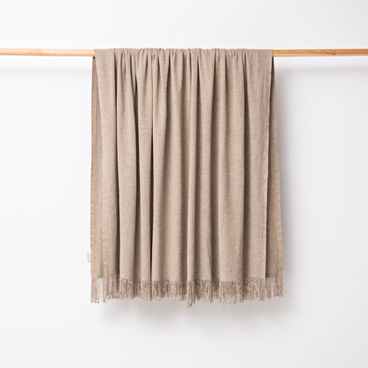 Manta De Chenilla 140x190cm 100% Poliester 260gsm Marron Scalpers Home