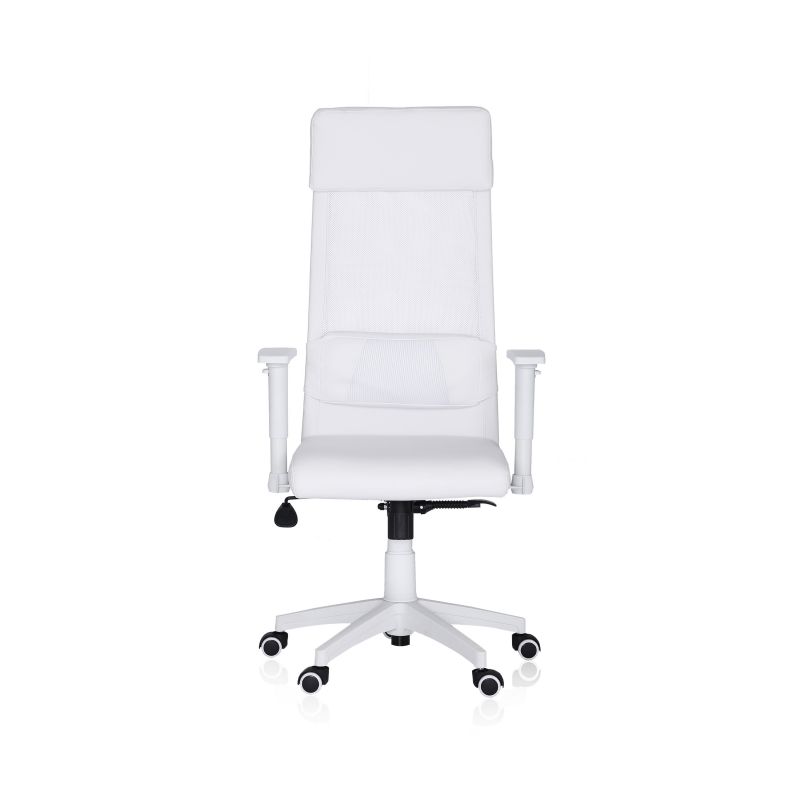 Silla De Oficina Airflow Símil, Blanco, 65 X 120a128 X 65cm_1