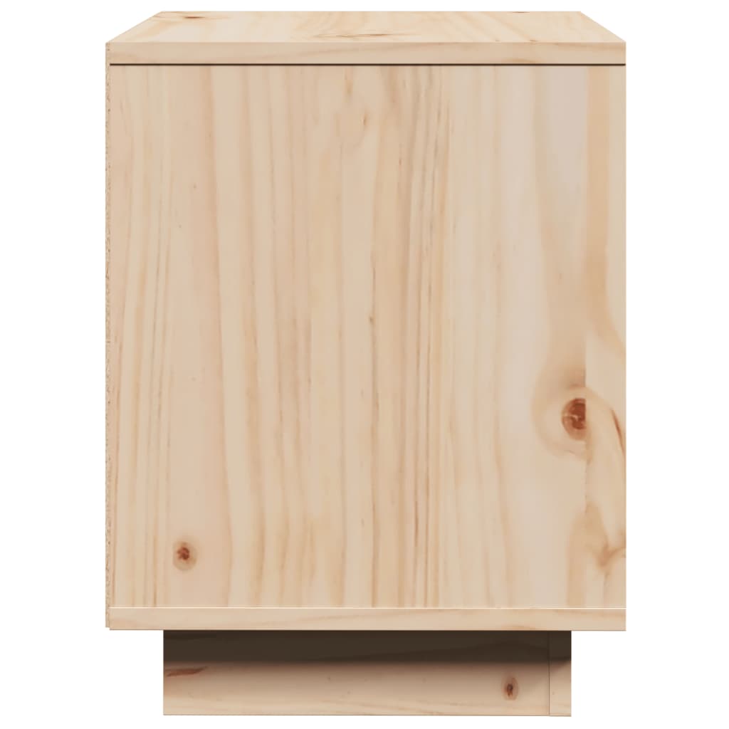 Mesitas De Noche 2 Uds Madera Maciza De Pino 40x30x40 Cm_3