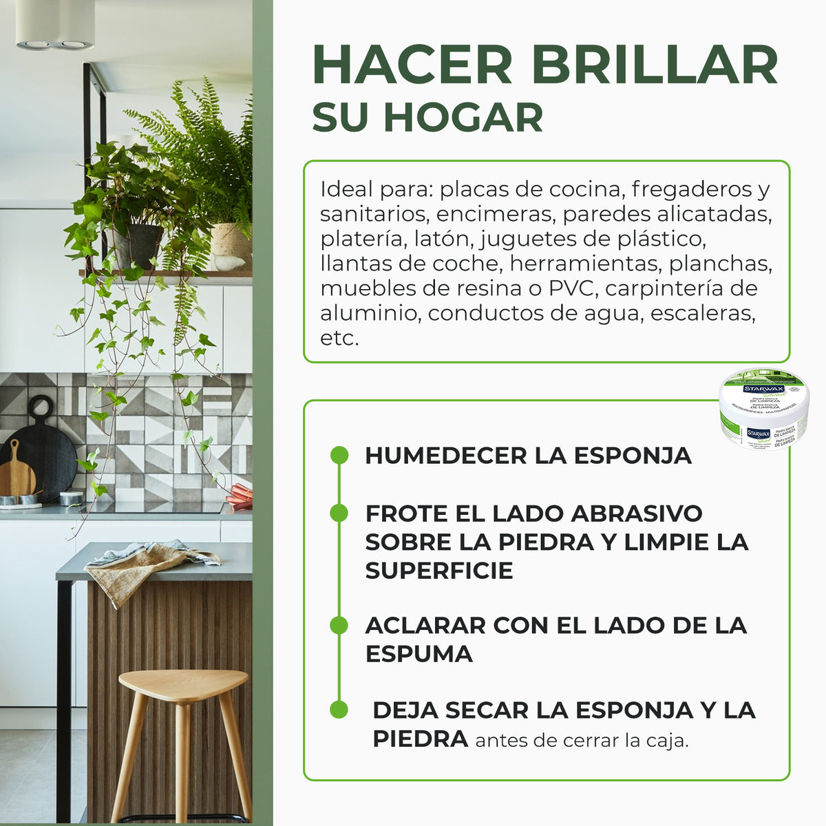 Piedra blanca ecocert Starwax The Fabulous c6