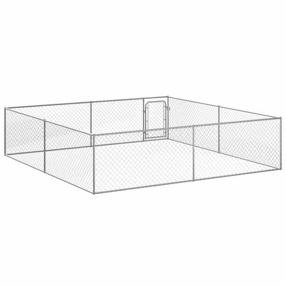 Perrera De Exterior De Acero Galvanizado 4x4x1 M_4